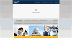Desktop Screenshot of focustech.com