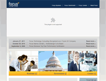 Tablet Screenshot of focustech.com